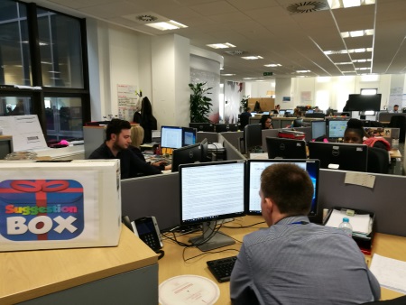 Leaver desks